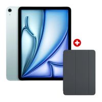 iPad Air 11"" 128GB, 12GB RAM, cámara principal 12MP y frontal 12MP, 28.93 Wh, Chip M4, blue + Case protector