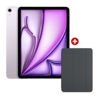 iPad Air 11"" 128GB, 12GB RAM, cámara principal 12MP y frontal 12MP, 28.93 Wh, Chip M4, purple + Case protector