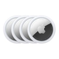 Localizador Apple AirTag 2da Gen pack x4, Bluetooth, batería CR2032, IP67, app Encontrar, compatible iOS, blanco