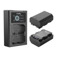 Kit SmallRig 3824B cargador y 2 baterías, NP-FZ100, compatible con cámaras Sony, 2040mAh, pantalla LCD