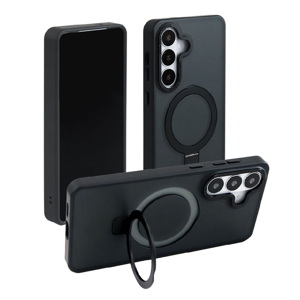 Imagen 2 del producto Case G Mobile para Samsung S26 Plus metal matte, con magsafe y soporte, negro