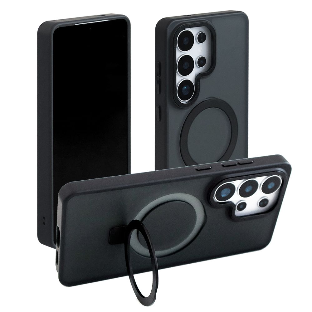 Imagen 2 del producto Case G Mobile para Samsung S26 Ultra metal matte, con magsafe y soporte, negro