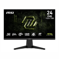 Monitor gamer plano MSI MAG 245F X24 24.5"", Rapid IPS, Full HD, 240Hz, 0.5ms, entradas HDMI/DP, antirreflejos, negro