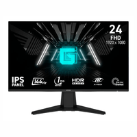 Monitor gamer plano MSI G242L E14 23.8"", IPS, Full HD, 144Hz, 1ms, entradas HDMI/DP, Adaptive Sync, antirreflejos, negro