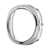 Case protector de TPU para Samsung Galaxy Watch 8 Classic 46mm, cobertura frontal y lateral, silver