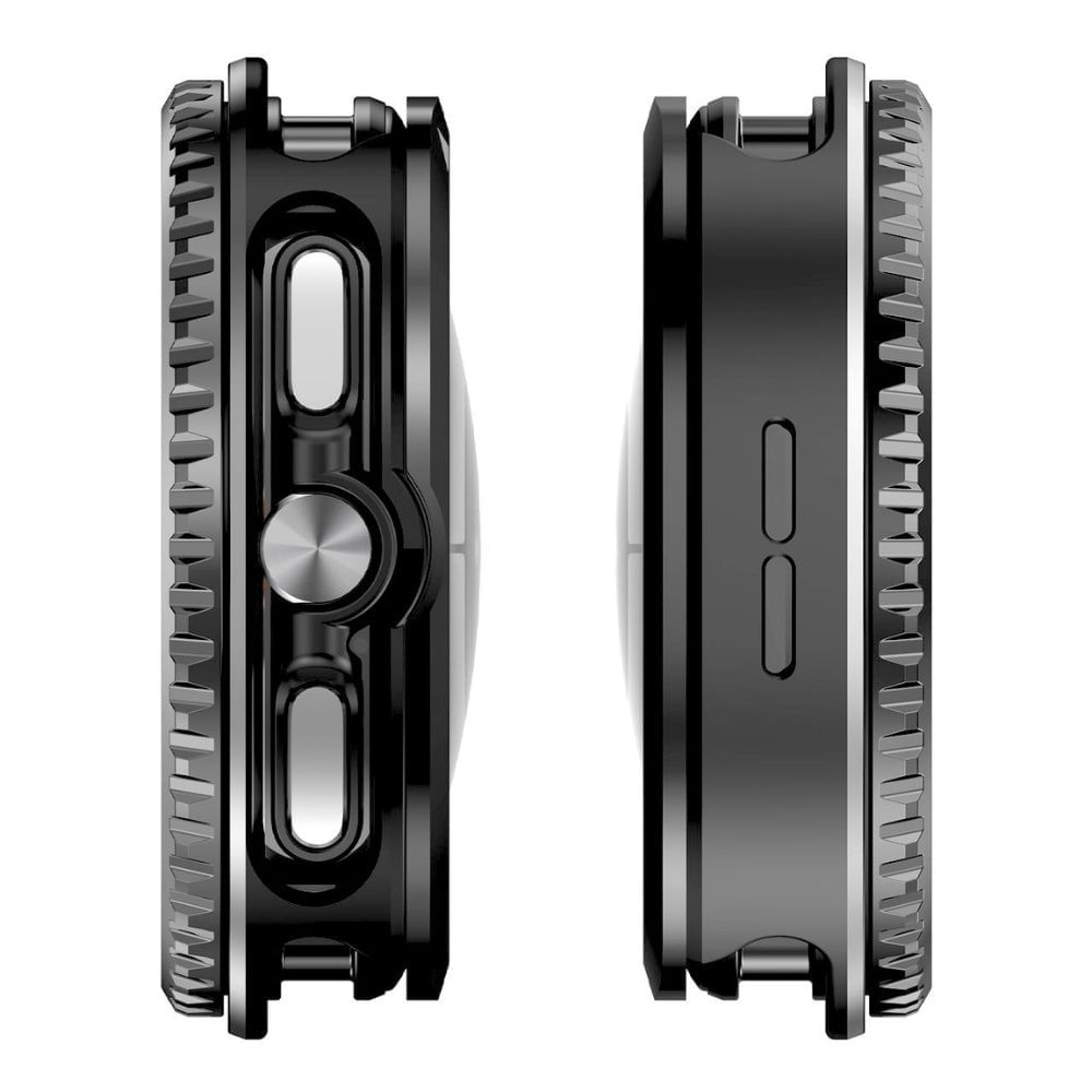 Imagen 2 del producto Case de acero inoxidable para Samsung Galaxy Watch 8 Classic 46mm, cristal de zafiro sintético, negro