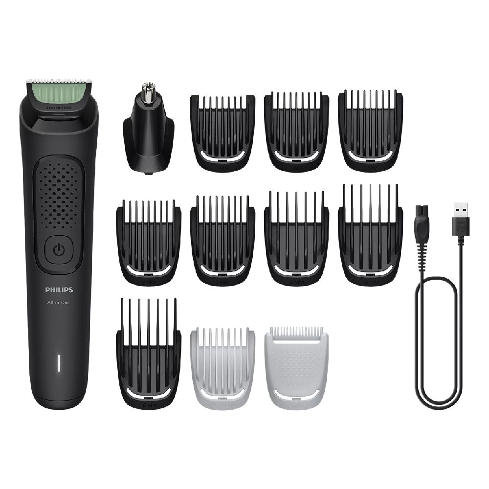 Imagen 2 del producto Recortador multifuncional Philips MG3921/15 12 en 1, inalámbrico, negro