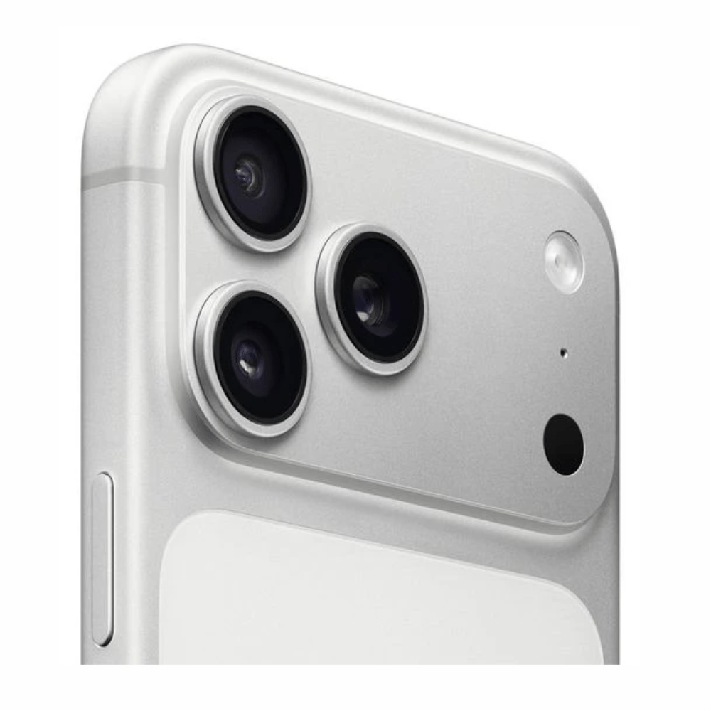 Imagen 2 del producto iPhone 17 Pro Max 256GB, 12GB RAM, cámara trasera 48MP y frontal 18MP, 6.9"", OLED, eSIM, 5G, Silver + Cubo de Carga 20W