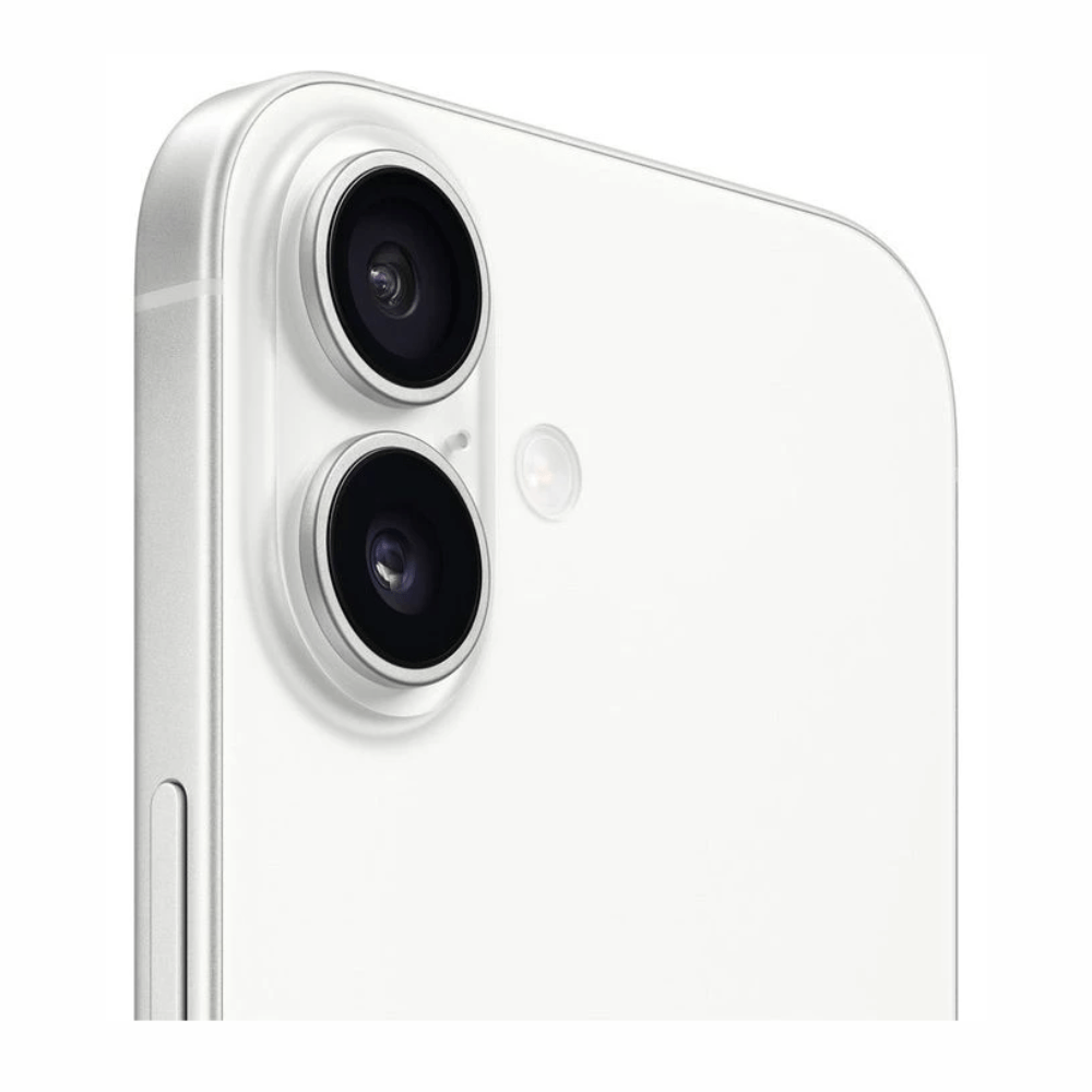 Imagen 2 del producto iPhone 17 256GB, 8GB RAM, cámara trasera 48MP + 48MP y frontal 18MP, 6.3"", OLED LTPO, eSIM, 5G, blanco + Cubo de Carga 40W