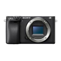 Cámara mirrorless Sony Alpha a6400, 24.2MP, solo cuerpo, grabación en 4k, pantalla táctil, negro