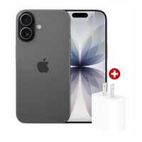 iPhone 17 256GB, 8GB RAM, cámara trasera 48MP + 48MP y frontal 18MP, 6.3"", OLED LTPO, eSIM, 5G, negro + cubo de Carga 40W