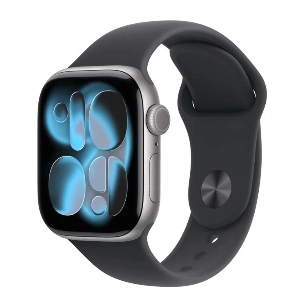 Imagen 2 del producto Apple Watch Series 11 46mm GPS, Retina LTPO3 OLED 1.96"", watchOS 26, 64GB, correa Black M/L, Space Gray + cargador 20W