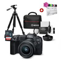 Cámara Canon EOS R8 Mirrorless Full Frame + Lente RF 24-50mm + Kit Ultimate, 24.2 MP, Video 4K, Wi-Fi, bluetooth + Claqueta