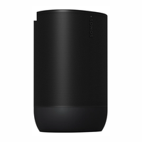 Parlante Sonos Move 2, Wi-Fi 6, Bluetooth 5.3, 45 W, Trueplay, IP56, hasta 24h, AirPlay 2, control por voz, base de carga, negro