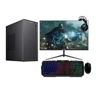 PC Enkore Intel Core i5, 500GB SSD, 16GB RAM + Monitor 24"" + Teclado + Audífonos + Mousepad