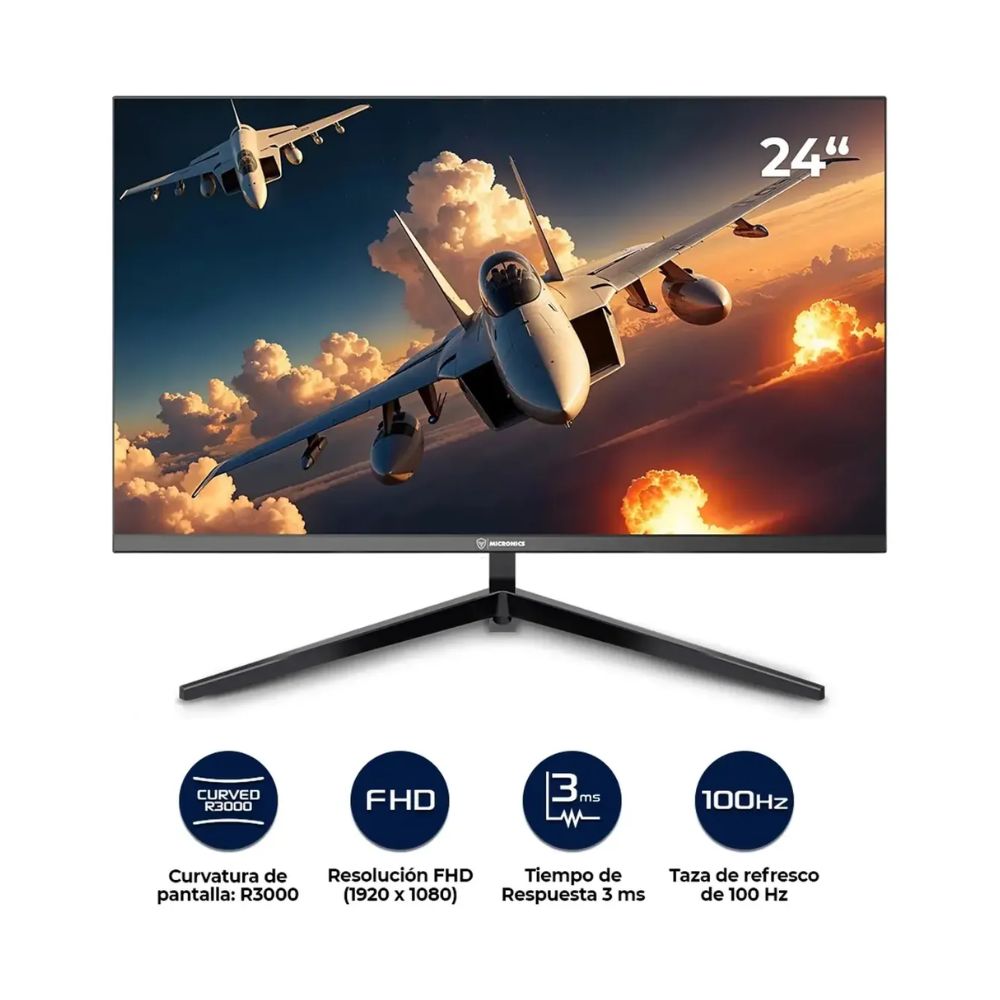 Imagen 2 del producto PC Enkore AMD Ryzen 7, 1TB SSD, 16GB RAM + Monitor 24"" + Teclado + Audífonos + Mousepad