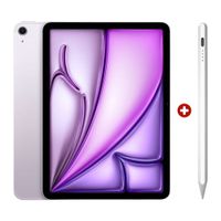 iPad Air 11"" 128GB, 12GB RAM, cámara principal 12MP y frontal 12M, 28.93Wh, Chip M4, purple + Pencil Universal