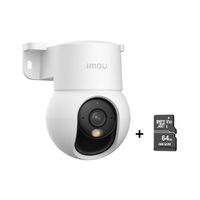 Cámara de seguridad IMOU Ranger Mini 3K 5MP 360°, interior, visión nocturna, con Micro SD 64GB, blanco