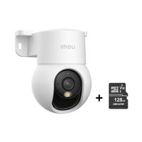 Cámara de seguridad Imou Ranger Mini 3K 5MP 360°, interior, visión nocturna, con Micro SD 128GB, blanco