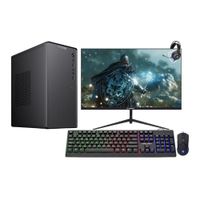 PC Enkore AMD Ryzen 5, 1TB SSD, 16GB RAM + Monitor 24"" + Teclado + Audífonos + Mousepad