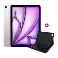 iPad Air 11"" 128GB, 12GB RAM, cámara principal 12MP y frontal 12MP, 28.93 Wh, Chip M4, purple + Smart Keyboard Compatible