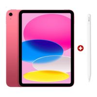 iPad A16 11"" 128GB, 6GB RAM, cámara principal 12MP y frontal 12MP, 28.93 Wh, Apple A16, Pink + Apple Pencil USB-C