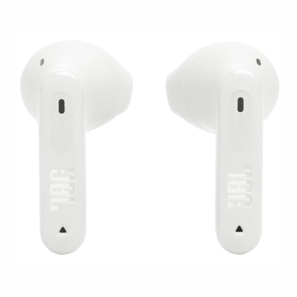 Imagen 2 del producto Audífonos Bluetooth true wireless JBL Tune Flex 2, ANC adaptativa, IP54, hasta 48h con estuche de carga inalámbrica, blanco
