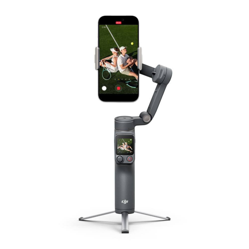 Imagen 2 del producto Estabilizador DJI Osmo Mobile 8P Advanced Tracking Combo, 3 ejes, autonomía de 10 horas, gris