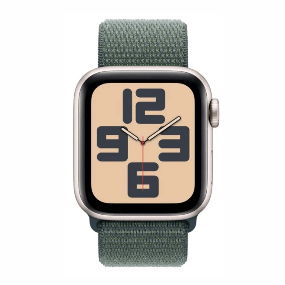 Imagen 2 del producto Apple Watch SE 2da gen 40 mm, retina LTPO OLED 1.57"", GPS, watchOS 11, 32GB, llamadas, 50 m, hasta 18h, correa verde S/M, gris