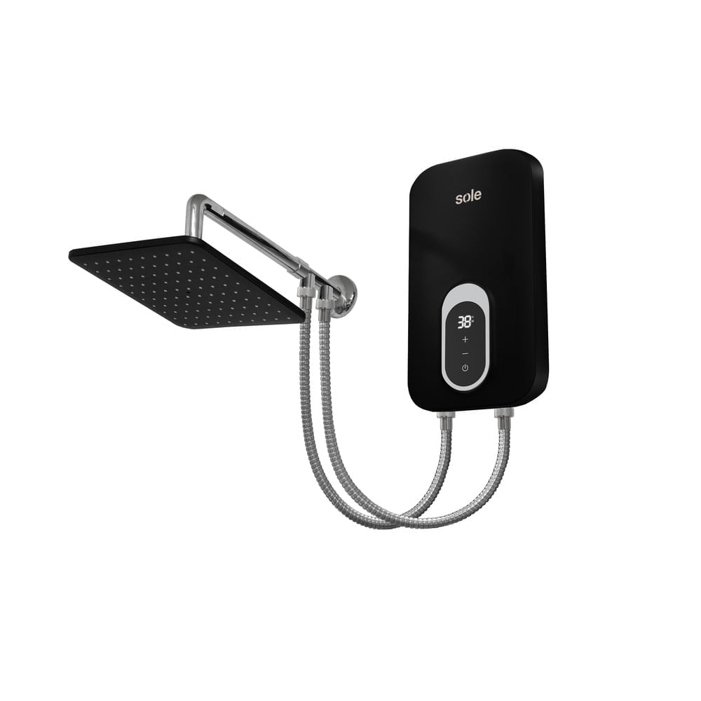Imagen 2 del producto Rapiducha española Sole Temp-pro 7000W, panel touch LED, temperatura constante, negro