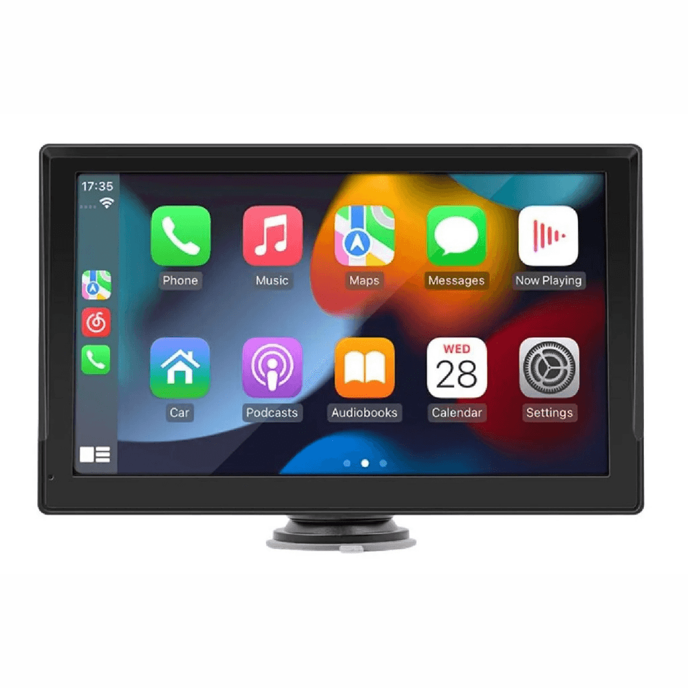 Autoradio SEISA QM-S9003R, pantalla LCD TFT, CarPlay, Android Auto, MirrorLink, Bluetooth, USB/AUX, cámara de retroceso, negro