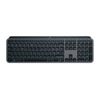 Teclado inalámbrico Logitech MX Keys S Bluetooth, membrana, español, retroiluminado, teclado numérico, negro