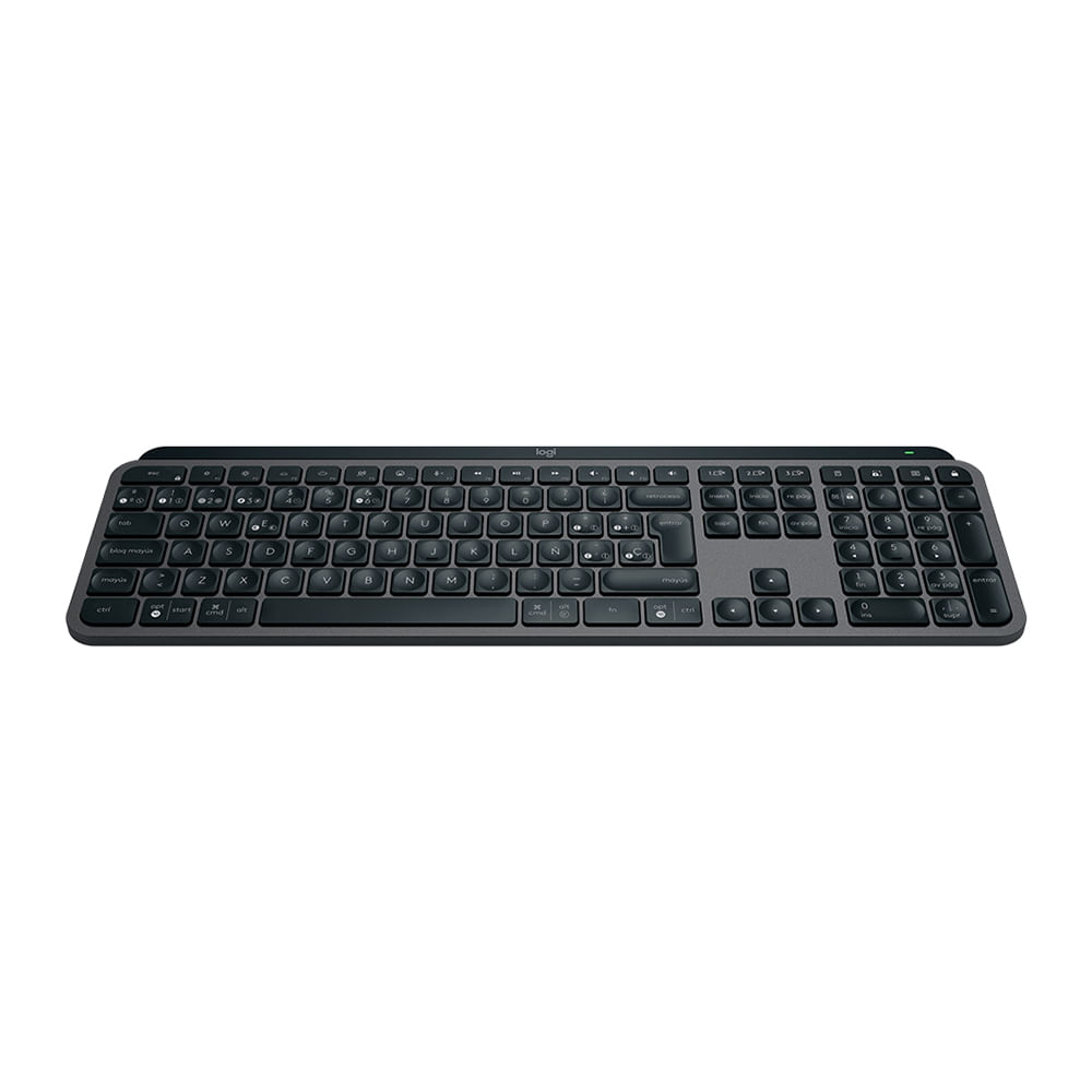 Imagen 2 del producto Teclado inalámbrico Logitech MX Keys S Bluetooth, membrana, español, retroiluminado, teclado numérico, negro