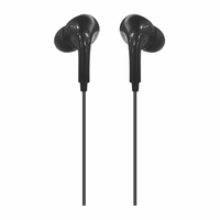 Audífonos in ear con micrófono Izuum PJT-DEP2500, conector 3.5 mm, sonido estéreo, compatibles con celulares, tablets y laptops, negro