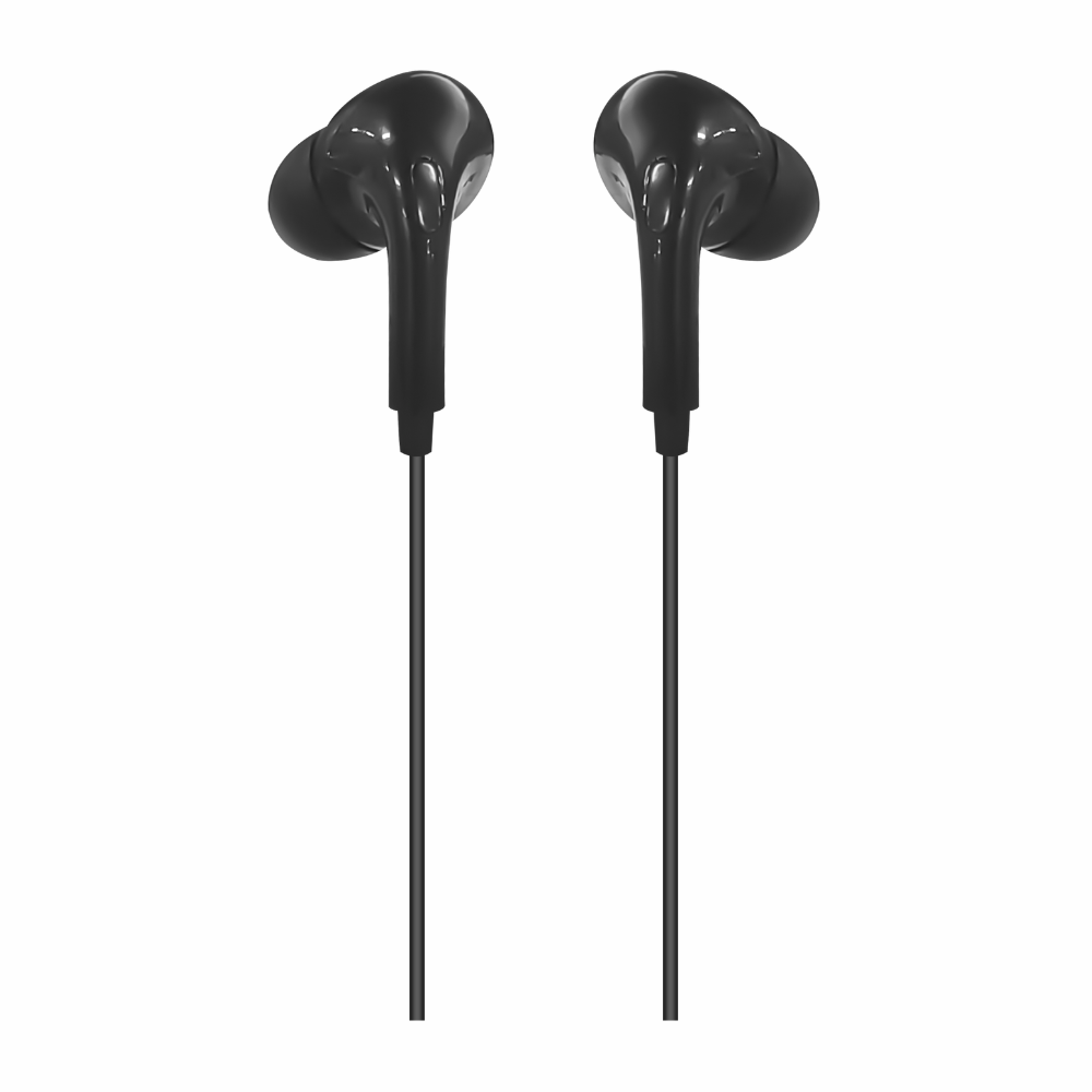 Imagen 1 del producto Audífonos in ear con micrófono Izuum PJT-DEP2500, conector 3.5 mm, sonido estéreo, compatibles con celulares, tablets y laptops, negro