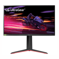 Monitor gamer plano LG 27GP750 27"", panel IPS, FHD, 240 Hz, 1 ms, 2 HDMI, DisplayPort, AMD FreeSync, negro