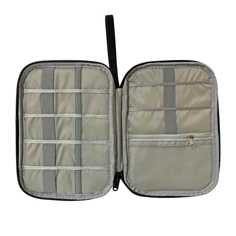 Imagen 2 del producto Estuche organizador Roadtrip para cables y accesorios, poliéster, negro