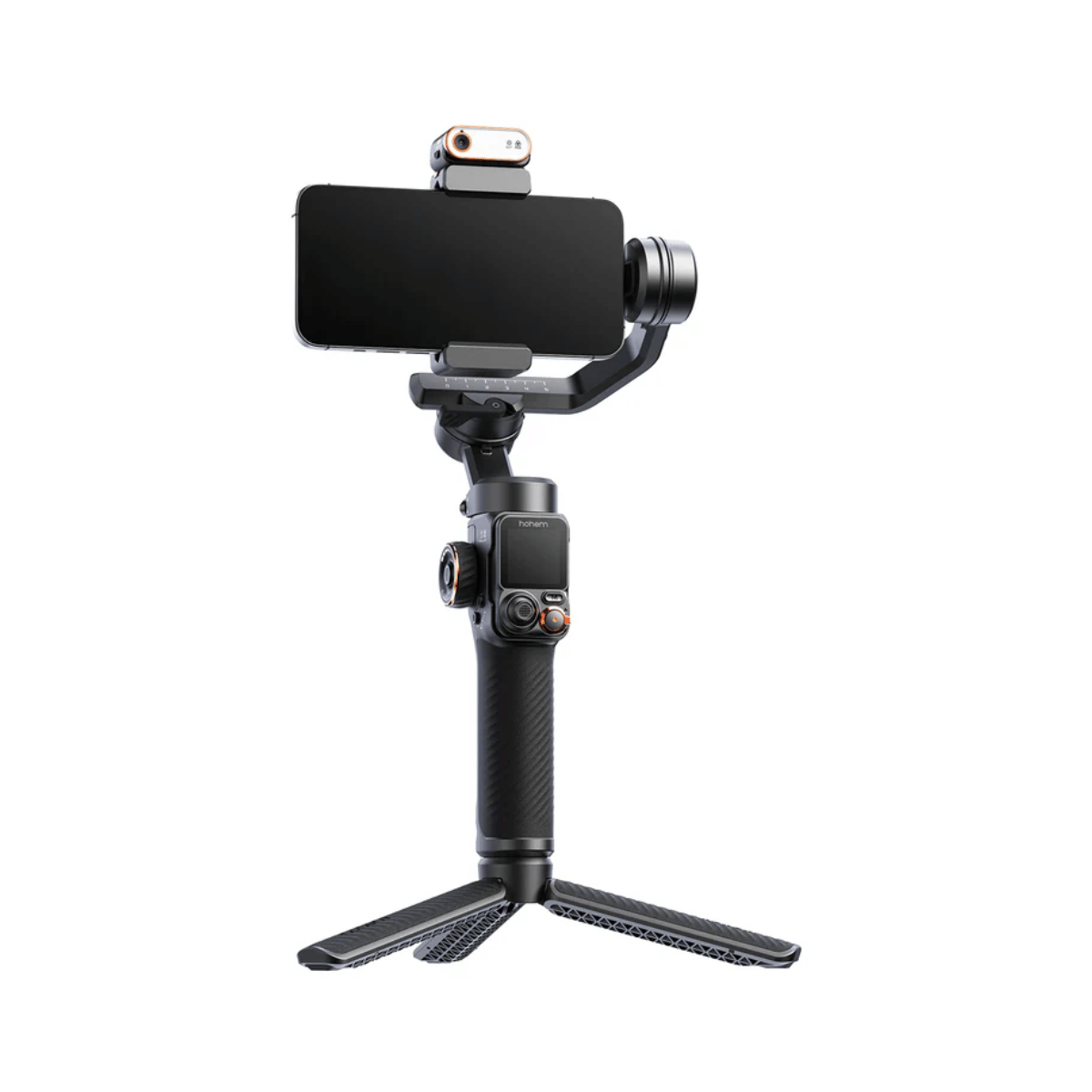 Imagen 2 del producto Estabilizador Hohem iSteady M7 para smartphone, 3 ejes, Bluetooth, pantalla OLED, carga 500 g, batería 3200 mAh, negro