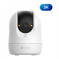 Cámara de seguridad EZVIZ C6N G1 para interior, 3K 5MP, Wi-Fi, infrarrojo inteligente hasta 10 m, rotativa 360°, audio bidireccional, blanco