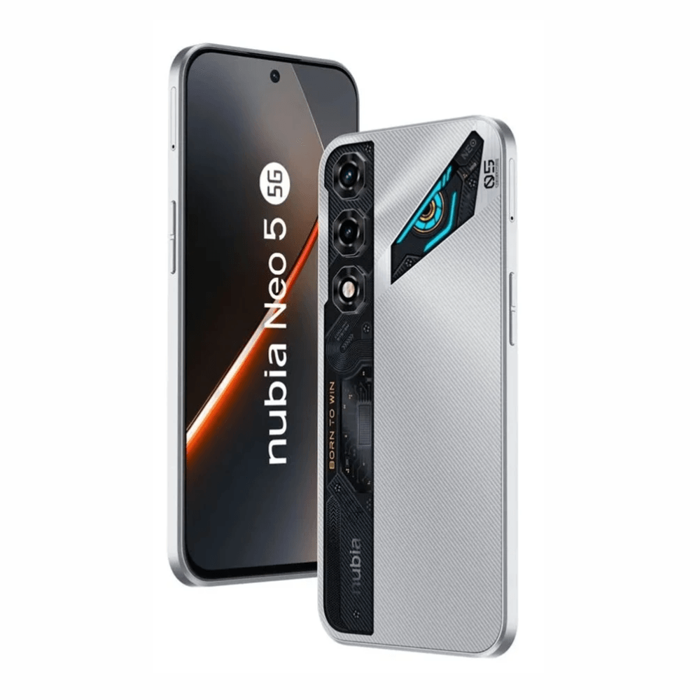 Imagen 2 del producto Celular ZTE Nubia Neo 5 5G 256GB, 8GB RAM, cámara trasera 50MP + 2MP y frontal 16MP, LCD IPS 6.8"", plateado