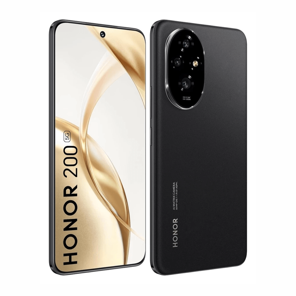 Imagen 2 del producto Celular Honor 200 256GB, 12GB RAM, cámara trasera 50MP + 12MP + 50MP y frontal 50MP, OLED 6.7"", negro