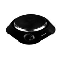 Cocina eléctrica Taurus Fenix de mesa, 1 hornilla, 1000W, control de temperatura, negro