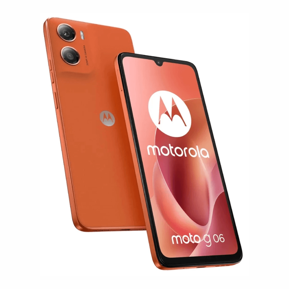 Imagen 2 del producto Celular Motorola G06 64GB, 4GB RAM, cámara trasera 50MP y frontal 8MP, LCD IPS 6.88"", naranja