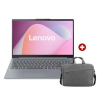 Laptop Lenovo IdeaPad Slim3 15AMN8 15.6"", AMD Ryzen 5 7520U, 512GB SSD, 16GB RAM, FreeDos - sin Sistema Operativo, gris + Maletín