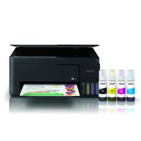 Impresora multifuncional Epson EcoTank L3350, inyección de tinta, inalámbrica, Wi-Fi, con tanques recargables, negro