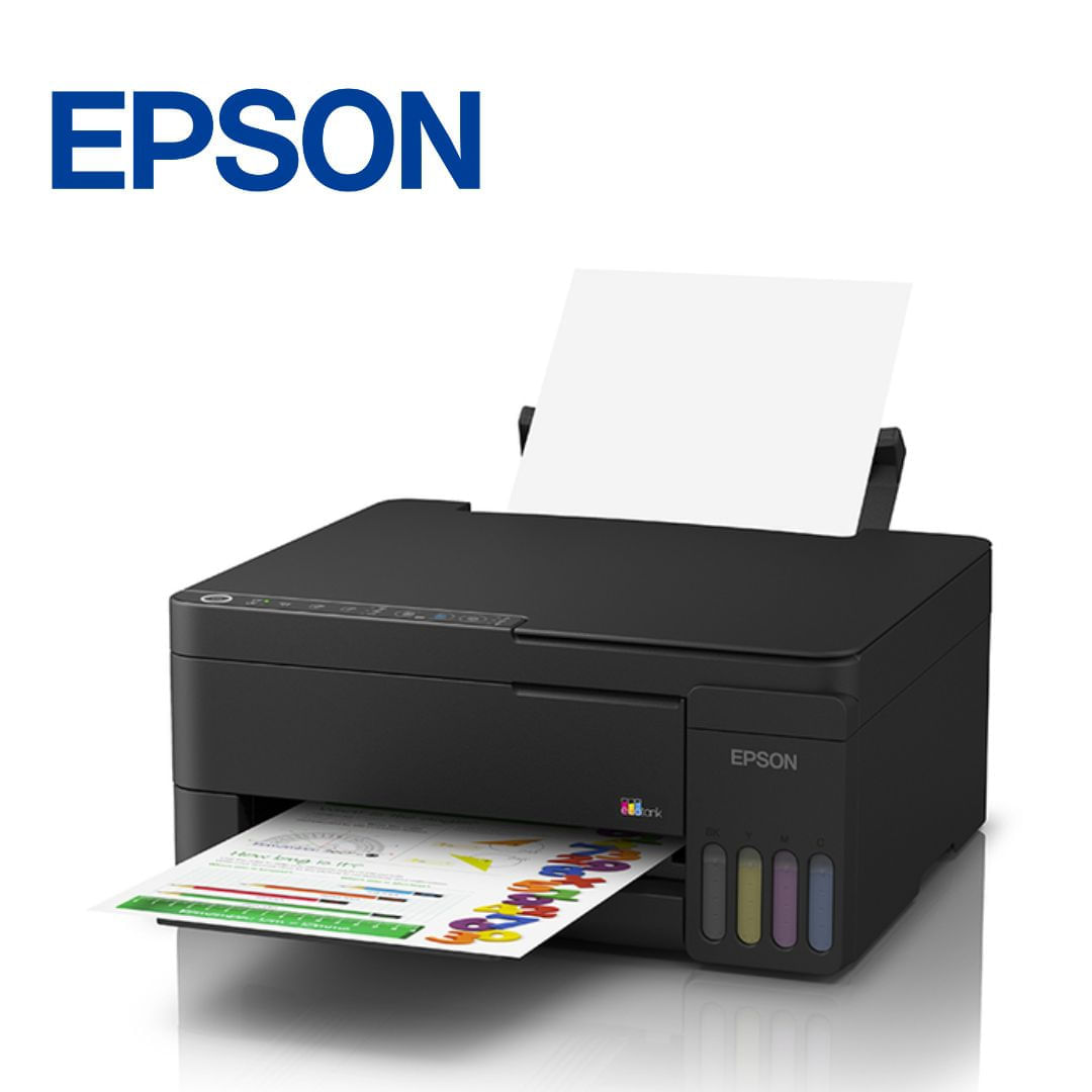 Imagen 2 del producto Impresora multifuncional Epson EcoTank L3350, inyección de tinta, inalámbrica, Wi-Fi, con tanques recargables, negro