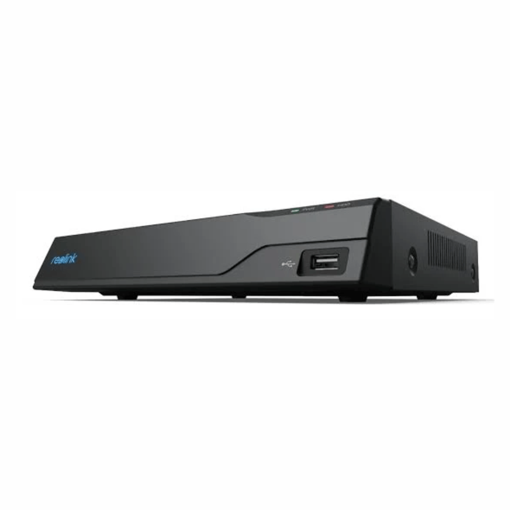 Imagen 2 del producto Kit de 4 cámaras de seguridad Reolink P320 5MP PoE, visión nocturna, audio integrado, acceso remoto y NVS8-NVR, blanco
