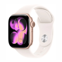 Apple Watch Series 11 46 mm, Retina OLED LTPO 1.96"", GPS, IP6X, batería hasta 24 horas, correa Sport Band light blush M/L, rose gold