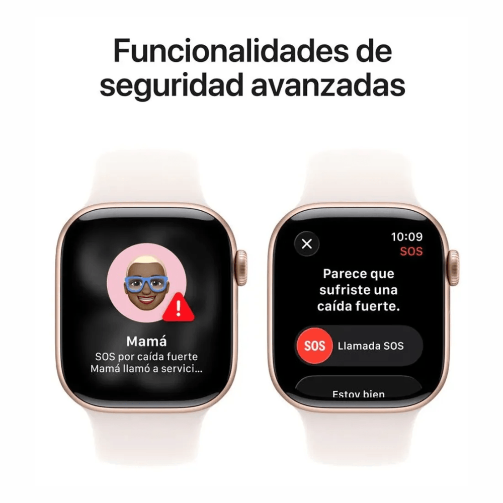 Imagen 2 del producto Apple Watch Series 11 46 mm, Retina OLED LTPO 1.96"", GPS, IP6X, batería hasta 24 horas, correa Sport Band light blush M/L, rose gold