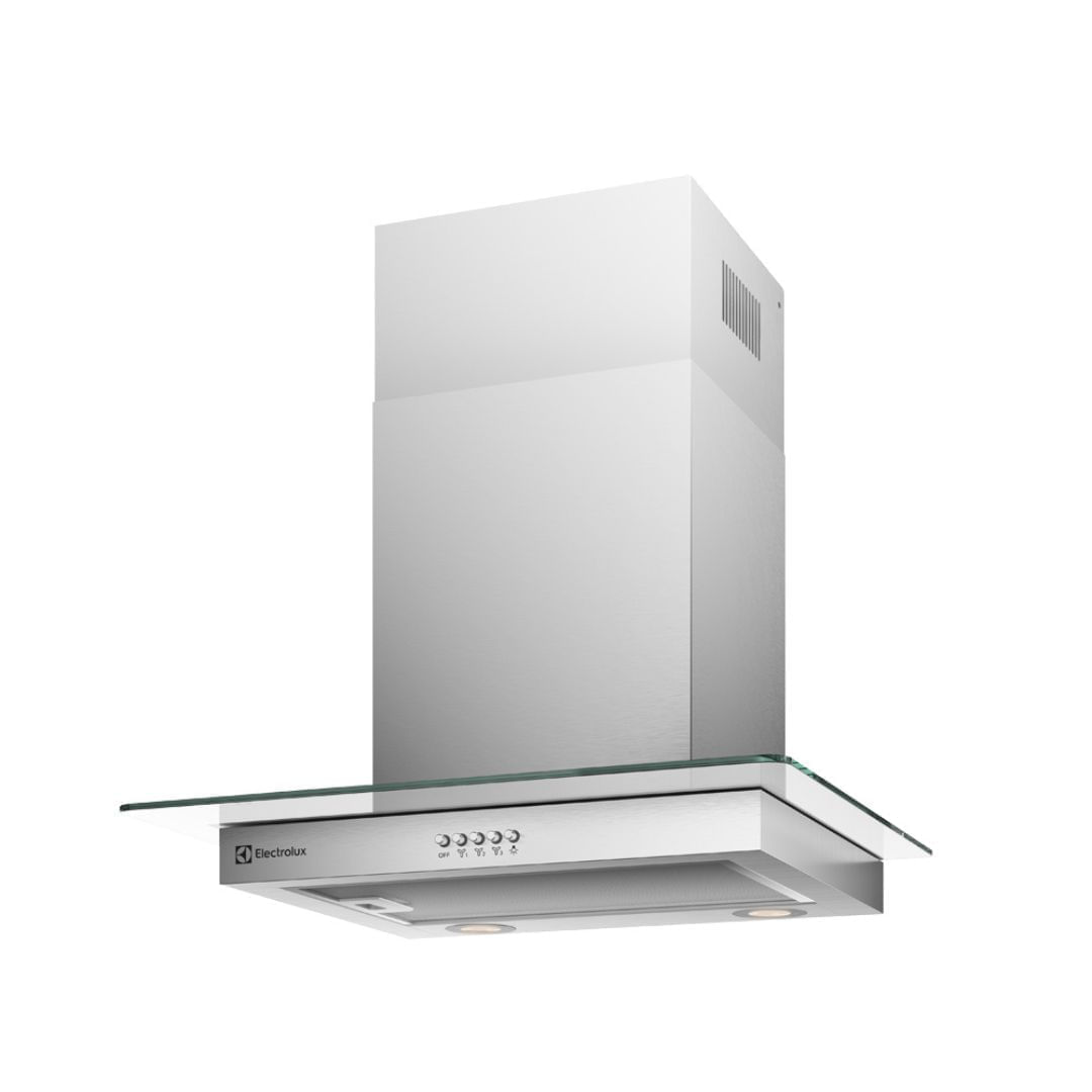 Imagen 2 del producto Campana extractora de pared Electrolux CE6VX Efficient 60 cm, 213W, luz LED, acero inoxidable, acero
